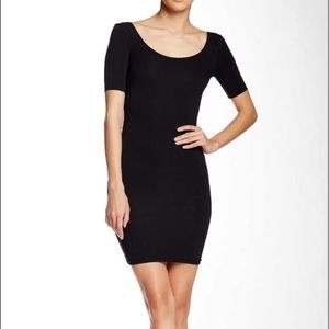 American Apparel Double U Neck Mini Bodycon Dress